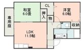 グランメール F棟の間取り画像