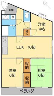 第2すくねハイツの間取り画像