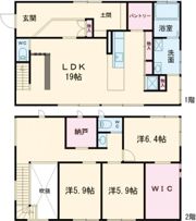 瑞穂町1丁目戸建ての間取り画像