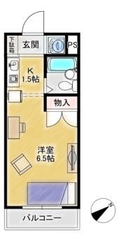 ライブヒルNAKAIの間取り画像