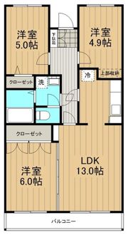 リバーサンドの間取り画像
