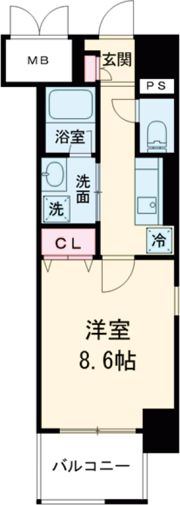 リ ブラン東別院の間取り画像