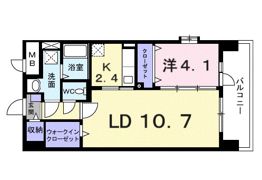 アベニール国立の間取り画像