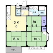 ハイツ東山の間取り画像