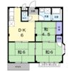 ハイツ東山の間取り画像