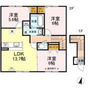 プレジールの間取り画像