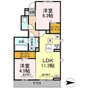 メゾン陣場の間取り画像