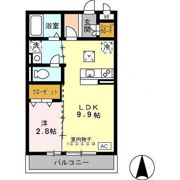 アザレ 蘇原 Gの間取り画像