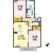 メルベーユの間取り画像