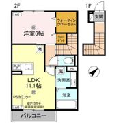 Amulette Nexia Court(ｱﾐｭﾚｯﾄ･ﾈｸｼｱｺｰﾄ)の間取り画像