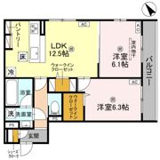 DーROOM 大橋の間取り画像