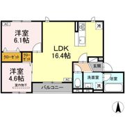 ラフィネ西桜町の間取り画像