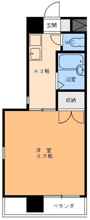 エクセル緑町の間取り画像