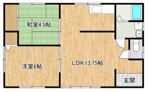 三股町貸家（樺山1869－2）の間取り画像