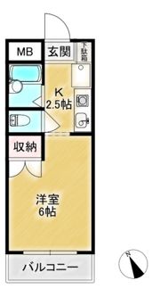 メゾンドブランシュの間取り画像