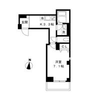 ボナール勝田台の間取り画像