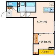 パセオプラシード連坊の間取り画像