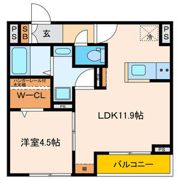 パセオプラシード連坊の間取り画像
