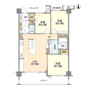 グランマーレ横浜・八景島センターコートの間取り画像
