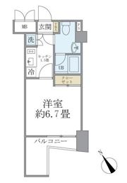 KDXレジデンス門前仲町の間取り画像
