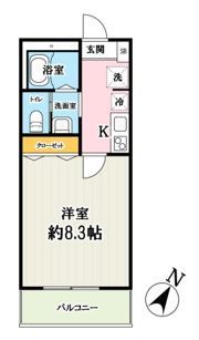 アトラス川越の間取り画像