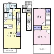 グリーンパークの間取り画像