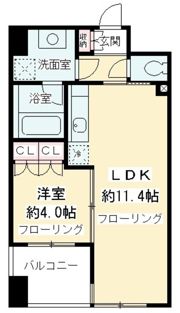 ルフィット神宮北参道（旧ニューシティアパートメンツ千駄ヶ谷Ⅱ）の間取り画像