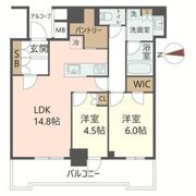 シエリアタワー大阪堀江の間取り画像
