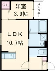 LECOCON桑名Ⅳの間取り画像