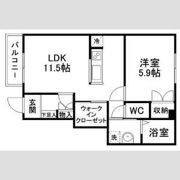 Baan旭ケ丘B棟の間取り画像