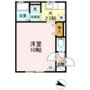 コーポビューラー Ⅲの間取り画像