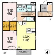 コートハウス Ⅰの間取り画像