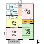 メゾンボヌール Bの間取り画像
