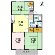 シティパレスまつうら Bの間取り画像