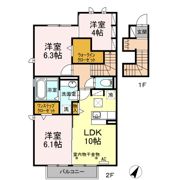 Muse Fuso B棟の間取り画像