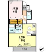 グランドゥール Bの間取り画像