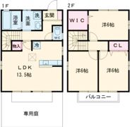 和の家 Cの間取り画像
