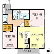 サンドルフ高須Ⅱ番館の間取り画像