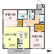 サンドルフ高須Ⅱ番館の間取り画像