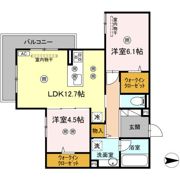 サンドルフ高須Ⅱ番館の間取り画像