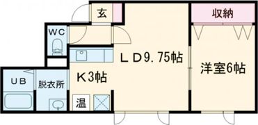 SoleilⅡの間取り画像