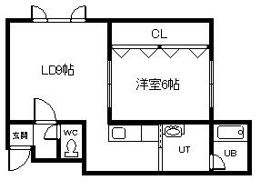 This 6・5の間取り画像