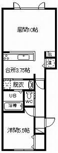 イーストコートの間取り画像