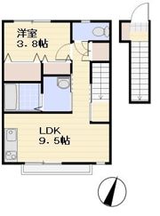 Maison de Hana（メゾン・ド・ハナ)の間取り画像