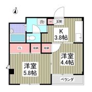 ジュネパレス草加第8の間取り画像