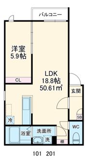 GRADUS打越町の間取り画像