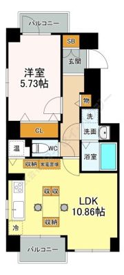 アヴニール北綾瀬の間取り画像