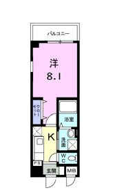 ユーハイムⅣの間取り画像