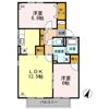 ハイカムール泉都町 A棟の間取り画像