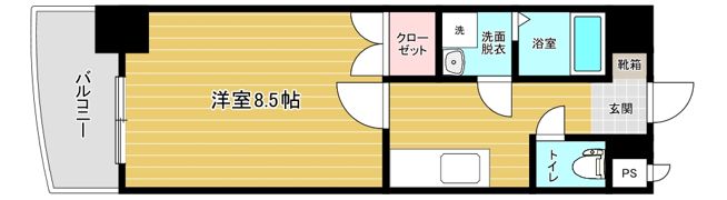 リファレンス門司駅前の間取り画像